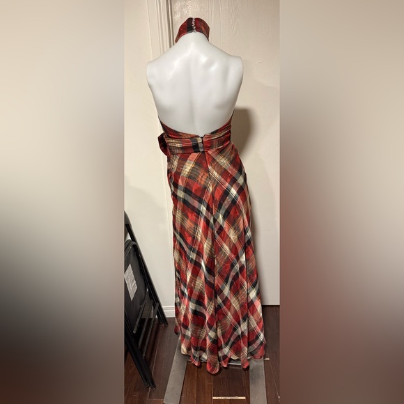 Calf Fashion Vintage Plaid Dress - Picture 2 of 6